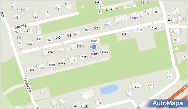 Marki, Lisa-Kuli Leopolda, płk., 103F, mapa Marki