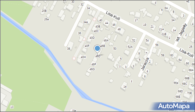Marki, Lisa-Kuli Leopolda, płk., 46D, mapa Marki