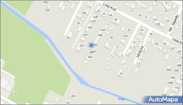 Marki, Lisa-Kuli Leopolda, płk., 46F, mapa Marki
