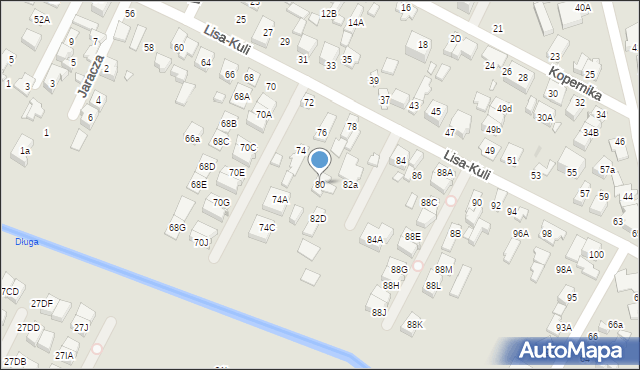 Marki, Lisa-Kuli Leopolda, płk., 80, mapa Marki