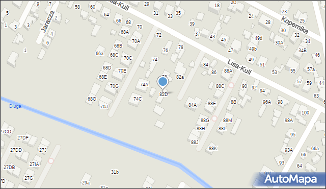 Marki, Lisa-Kuli Leopolda, płk., 82D, mapa Marki