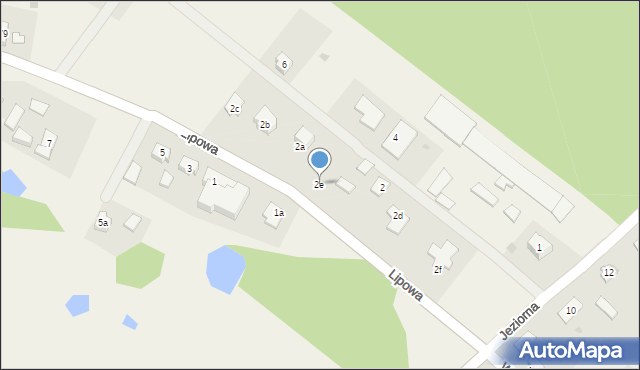 Międzylesie, Lipowa, 2e, mapa Międzylesie