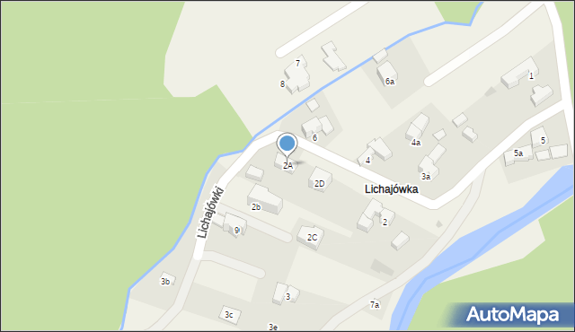 Murzasichle, Lichajówki, 2A, mapa Murzasichle