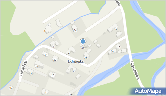 Murzasichle, Lichajówki, 4a, mapa Murzasichle