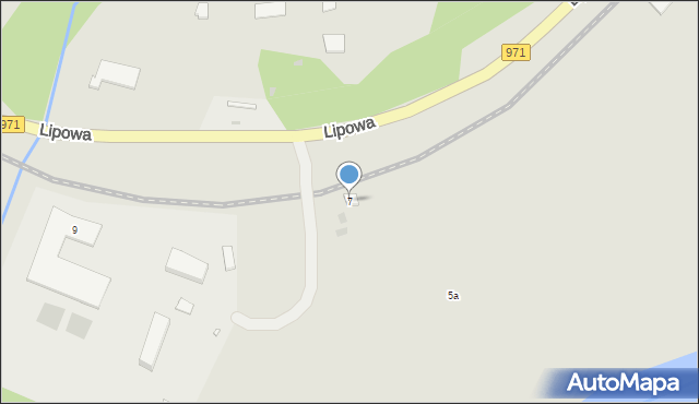 Muszyna, Lipowa, 7, mapa Muszyna