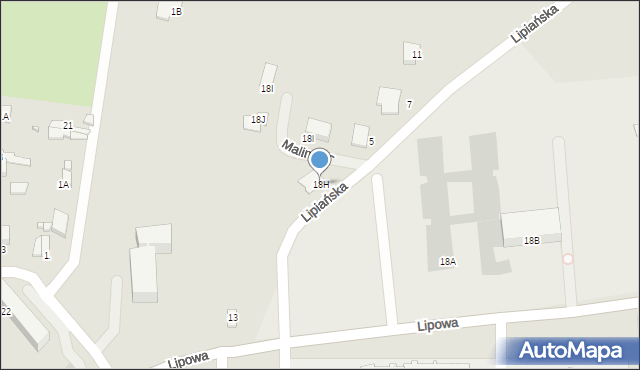 Myślibórz, Lipowa, 18H, mapa Myślibórz