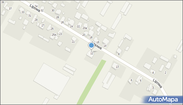 Nowa Wieś, Lipowa, 17, mapa Nowa Wieś