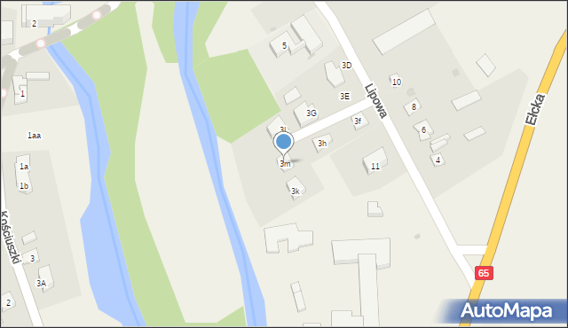 Nowa Wieś Ełcka, Lipowa, 3m, mapa Nowa Wieś Ełcka