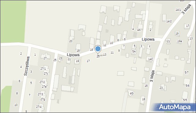 Nowodworce, Lipowa, 15, mapa Nowodworce