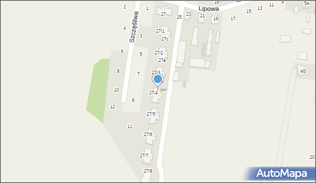 Nowodworce, Lipowa, 27h, mapa Nowodworce