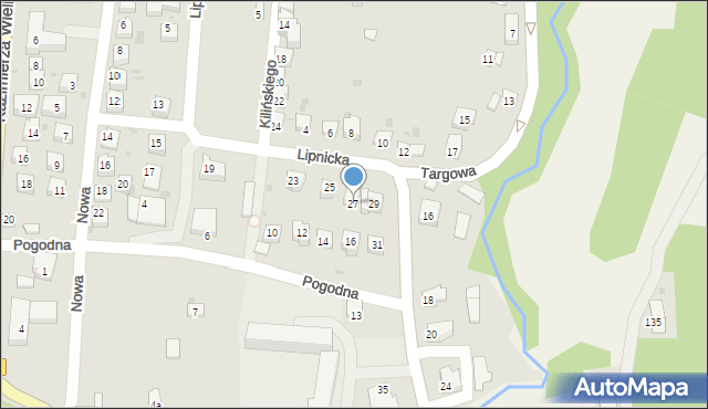 Nowy Wiśnicz, Lipnicka, 27, mapa Nowy Wiśnicz