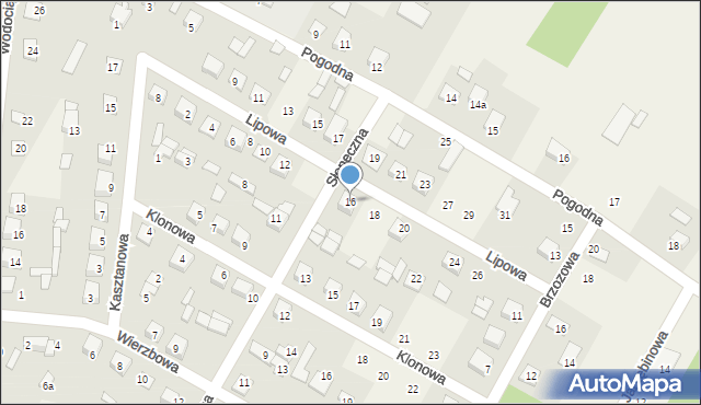 Nurzec-Stacja, Lipowa, 16, mapa Nurzec-Stacja