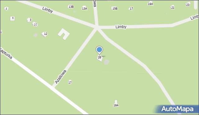 Osiedle Wilga, Limby, 16, mapa Osiedle Wilga