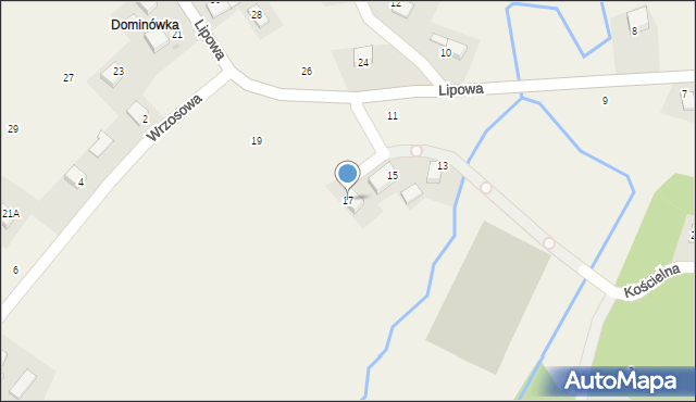 Piotrowice, Lipowa, 17, mapa Piotrowice