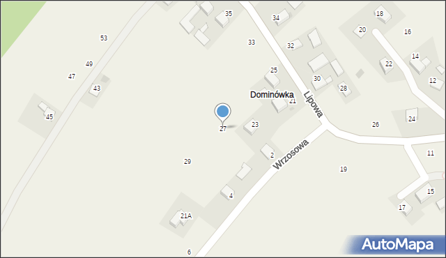 Piotrowice, Lipowa, 27, mapa Piotrowice