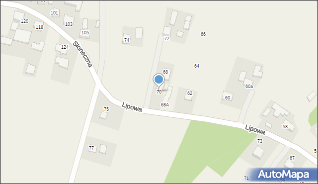 Piotrowice, Lipowa, 70, mapa Piotrowice