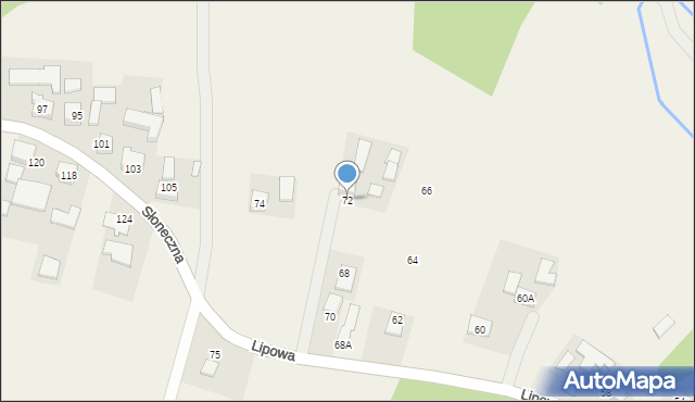 Piotrowice, Lipowa, 72, mapa Piotrowice