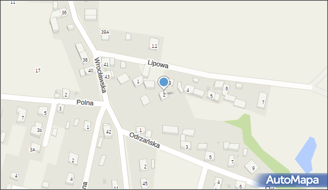 Pisarzowice, Lipowa, 2, mapa Pisarzowice