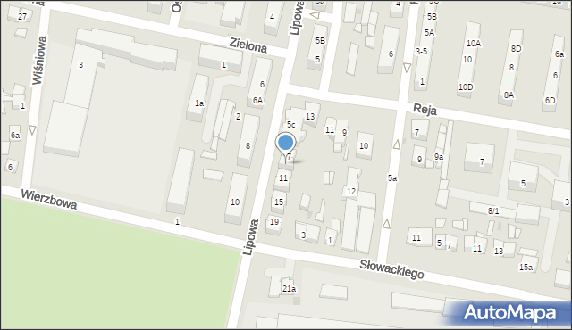 Pleszew, Lipowa, 9, mapa Pleszew