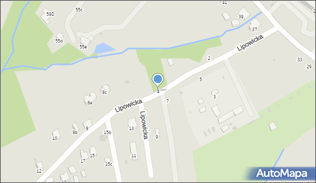 Przemyśl, Lipowicka, 4, mapa Przemyśla