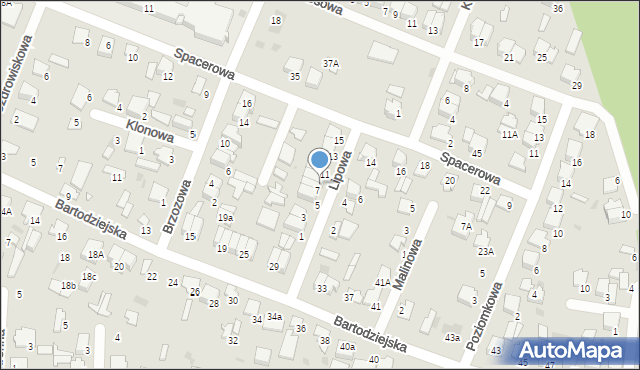 Pułtusk, Lipowa, 9, mapa Pułtusk