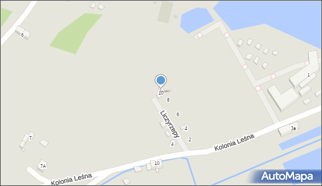 Radków, Liczyrzepy, 10, mapa Radków