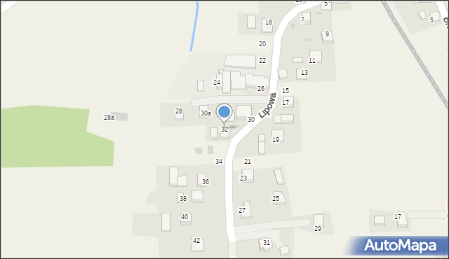 Radziszów, Lipowa, 32, mapa Radziszów