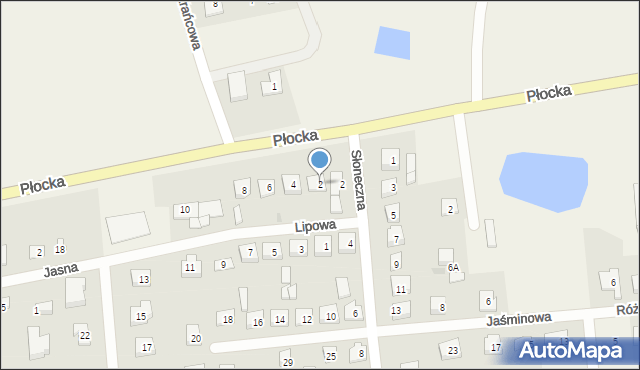 Rogozino, Lipowa, 2, mapa Rogozino