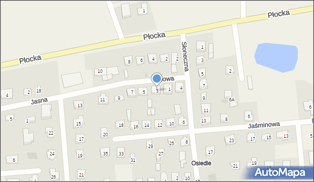 Rogozino, Lipowa, 3, mapa Rogozino