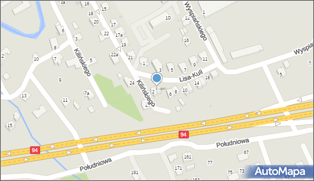 Ropczyce, Lisa-Kuli Leopolda, płk., 4, mapa Ropczyce