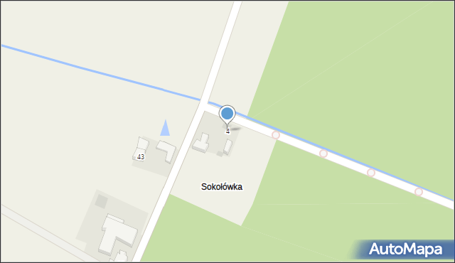 Roszki, Lipowa, 4, mapa Roszki