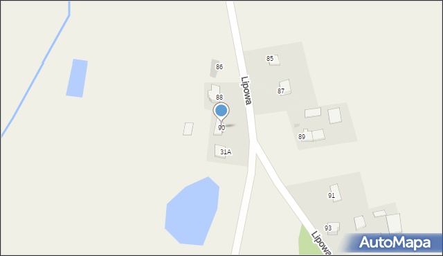 Rudzienice, Lipowa, 30N, mapa Rudzienice