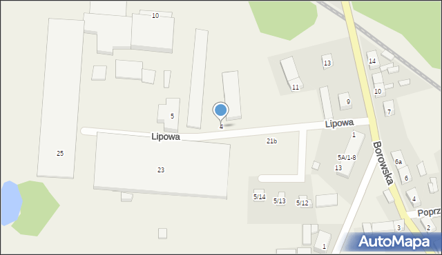 Ruszów, Lipowa, 4, mapa Ruszów