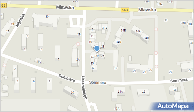 Rypin, Lissowskiego Cz., ks., 29, mapa Rypin