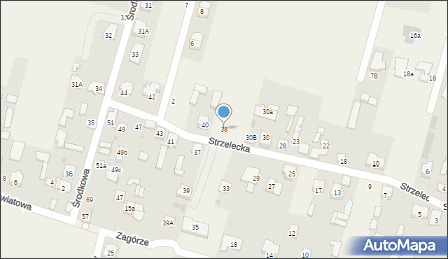 Sadowa, Lipińskiego Klemensa, plut., 38, mapa Sadowa