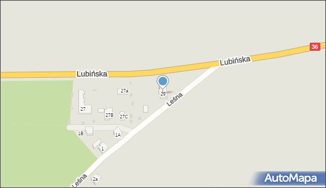 Ścinawa, Lipowa, 29, mapa Ścinawa