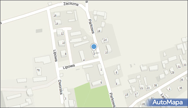 Skrzeszowice, Lipowa, 2, mapa Skrzeszowice