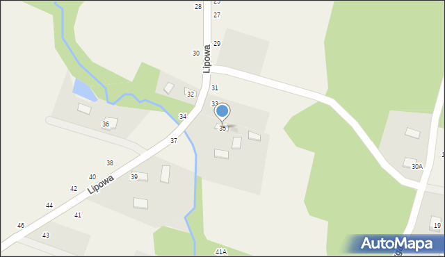 Smyków, Lipowa, 35, mapa Smyków