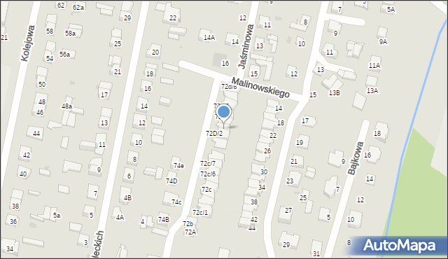 Sokołów Podlaski, Lipowa, 72d/3, mapa Sokołów Podlaski