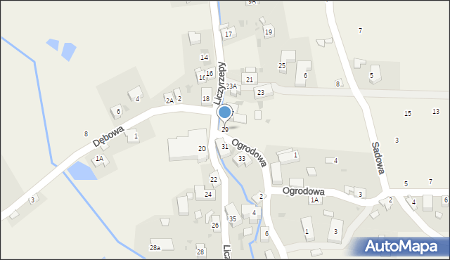 Sosnówka, Liczyrzepy, 29, mapa Sosnówka