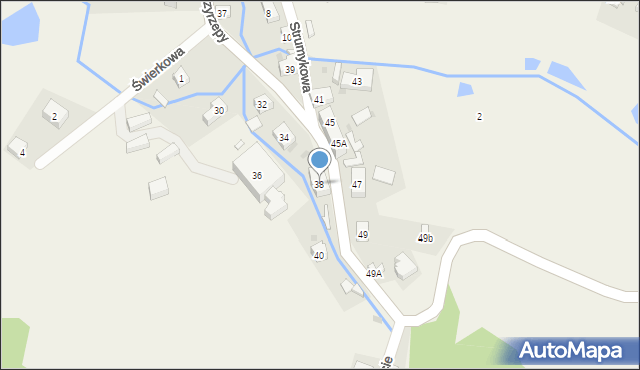 Sosnówka, Liczyrzepy, 38, mapa Sosnówka