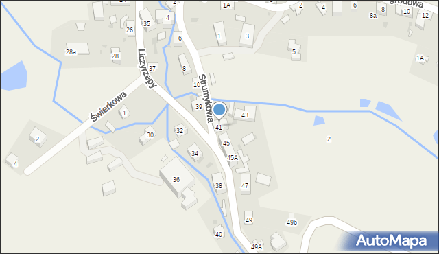 Sosnówka, Liczyrzepy, 41, mapa Sosnówka