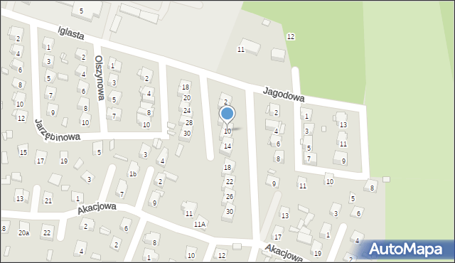 Starachowice, Lipowa, 10, mapa Starachowic