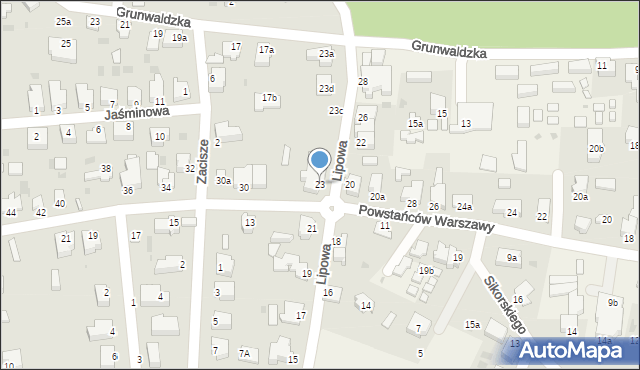 Stegna, Lipowa, 23, mapa Stegna