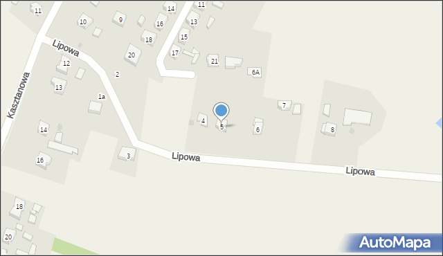 Szpęgawsk, Lipowa, 5, mapa Szpęgawsk