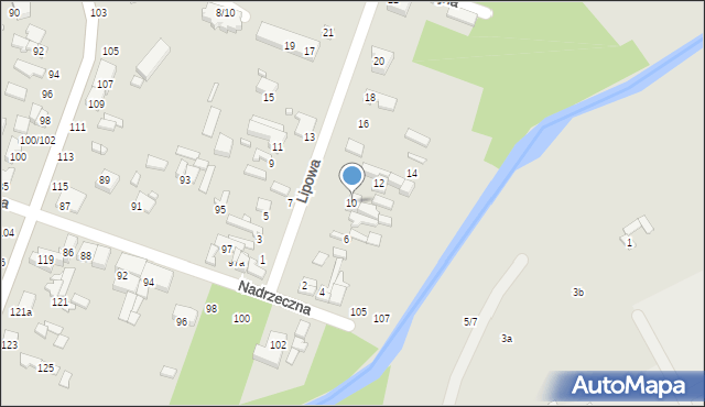 Tomaszów Mazowiecki, Lipowa, 10, mapa Tomaszów Mazowiecki