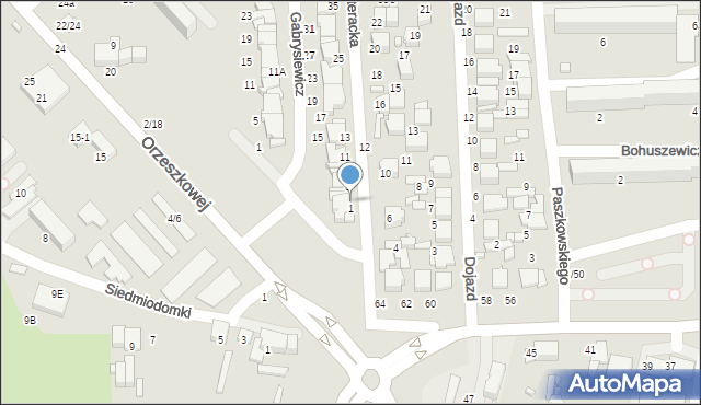 Tomaszów Mazowiecki, Literacka, 3, mapa Tomaszów Mazowiecki