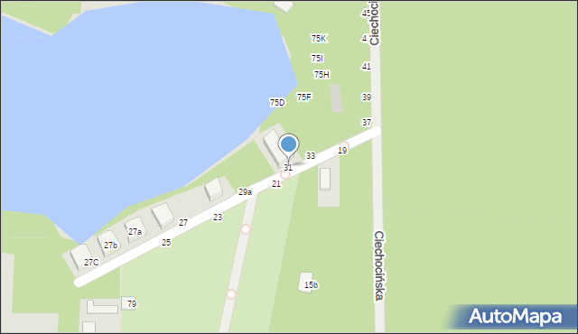 Toruń, Lipnowska, 75C, mapa Torunia