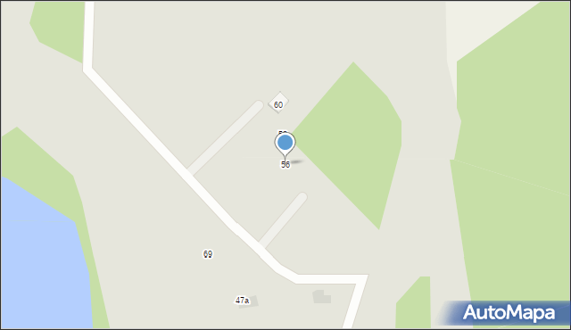 Trzciel, Lipowa, 56, mapa Trzciel