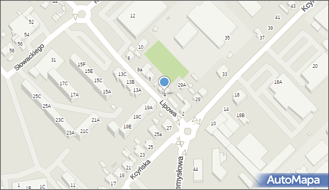 Wągrowiec, Lipowa, 4, mapa Wągrowiec